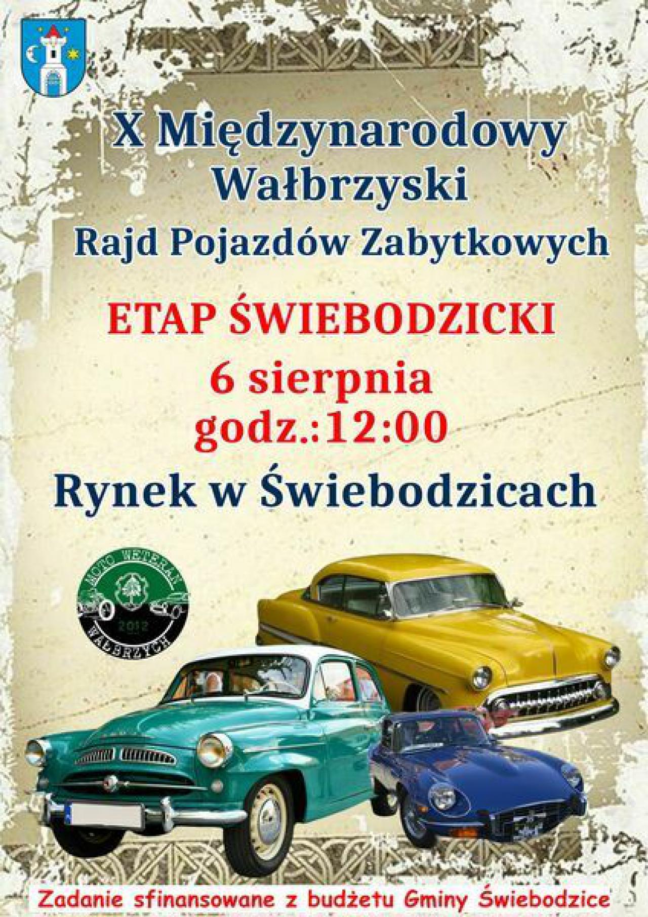 X Międzynarodowy Wałbrzyski Rajd Pojazdów Zabytkowych - Etap Świebdzicki